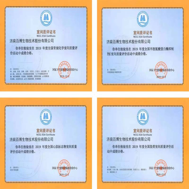 Baibo Biotech доби повеќекратни сертификати за оценување на квалитетот од Националниот инспекциски центар во 2019 година